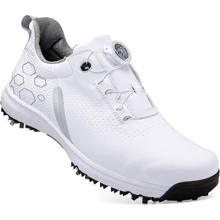 Жіночі гольф-туфлі з шипами, водонепроникні та легкі. Білий колір (41 EU)