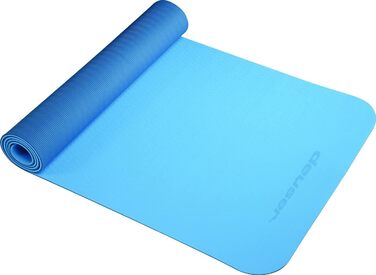 Йога-мат Deuser TPE 183x61 см для дорослих, синій