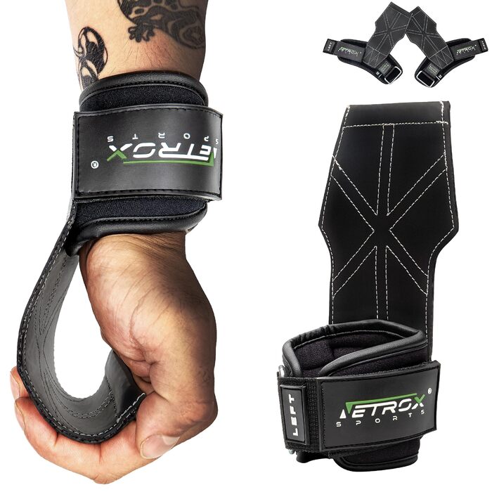 NetroxSports Soft Grips – Фітнес-ремні для важкої атлетики, бодібілдингу та силових тренувань – для жінок та чоловіків