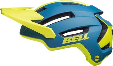 Велошолом BELL 4Forty Air MIPS для дорослих, матовий синій/жовтий, розмір L (58-62 см), унісекс