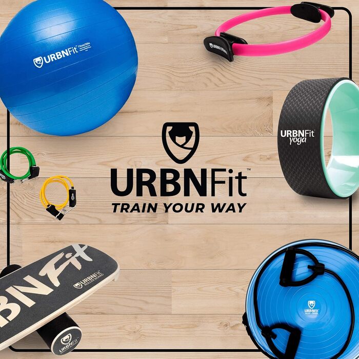 Набір для йоги URBNFit: 2 блоки з EVA-піни та ремінь, фіолетовий – аксесуари для йоги, пілатесу та медитації для початківців і досвідчених, з електронним гідом