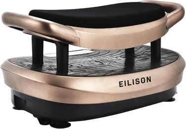 Машина для тренувань EILISON FITABS 3D з вібрацією та сидінням: вібрація, пульсація, платформа для віджимань, лімфодренаж, схуднення, відновлення. Кольори: Braun, Schwarz, Silber