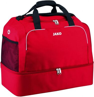 Спортивна сумка JAKO Classico з відділенням для взуття, червона, для дорослих
