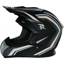Мотошолом Motocross/Enduro protectWEAR FS-603-SW, чорний матовий, розмір M