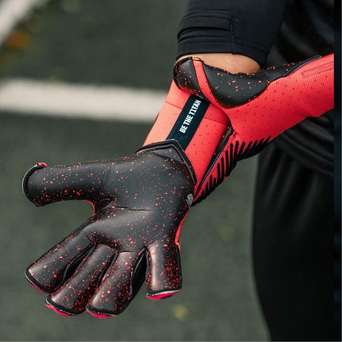 Воротарські рукавички T1TAN Profi Rebel 2.0 Solar Red, чоловічі/юніорські, розмір 6-11