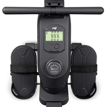 Гребний тренажер Hop-Sport HS-085R Bazel магнітний чорно-золотистий