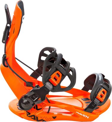 Сноуборд-сет Raven: сноуборд Barracuda Carbon Orange + кріплення Fastec FT360 147см + кріплення FT360 Orange M