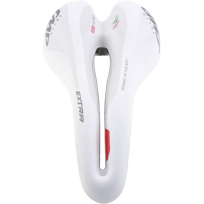 Сідло для велосипеда SMP Selle Extra Color Edition, біле, універсальний розмір, 100% без тиску, для MTB та шосейних велосипедів