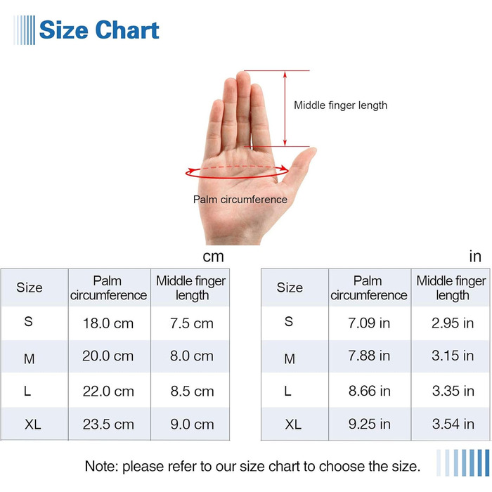 Велосипедні рукавички Vollfinger – посилені рукавички для їзди на велосипеді для чоловіків/жінок – дихаючі рукавички для шосе, мотоциклетні рукавички з антиковзаючим покриттям для їзди, піших прогулянок, скелелазіння, блакитні, розмір L
