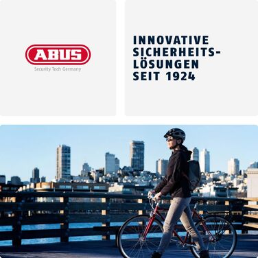 Велошолом ABUS Stadthelm Pedelec 2.0 MIPS з підсвіткою, козирком, дощовим чохлом і захистом MIPS для жінок та чоловіків