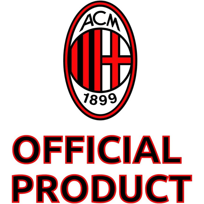 Пляшка для води Giemme Milan 650 мл, алюмінієва, футбольна, AC Milan