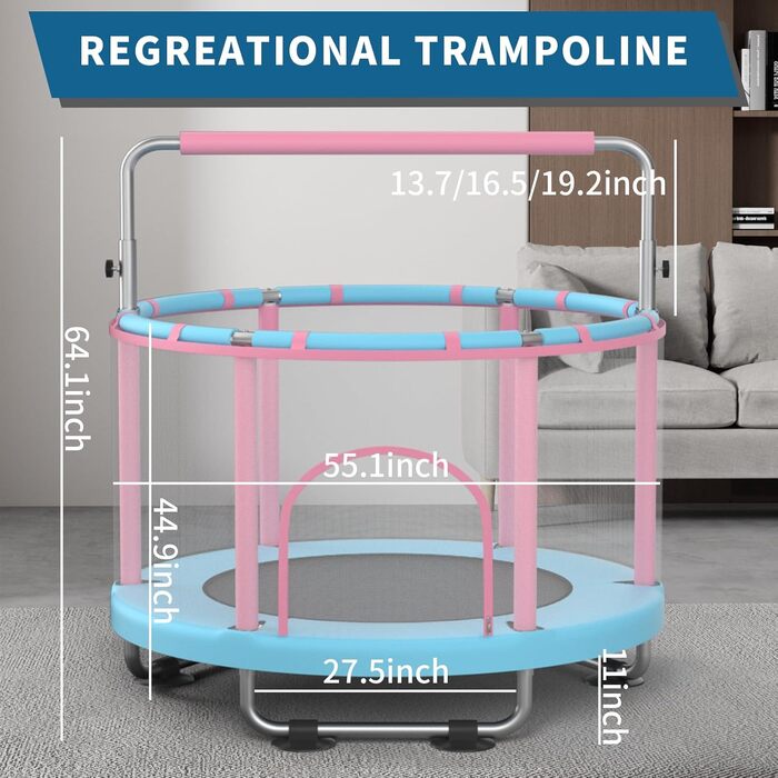 Батут для відпочинку Freizeit-Trampoline, для дому та вулиці