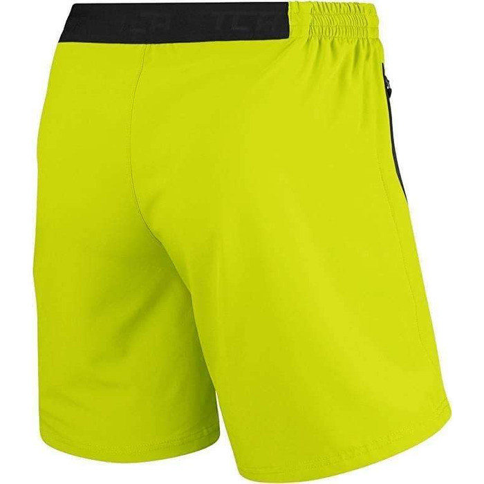 Шорти спортивні чоловічі короткі, жовті (XL) з кишенями на блискавці - TCA