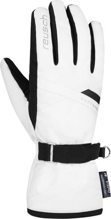 Жіночі рукавички Reusch Helena R-tex Xt, екстра теплі, водонепроникні, дихаючі, біло-чорні, розмір 6.5