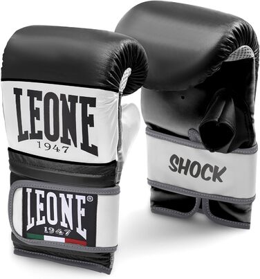 Боксерські рукавички LEONE 1947 Shock-Bag для дорослих, унісекс, чорні