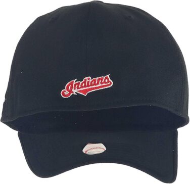 Кепка New Era Cleveland Indians Wahoo Logo 9twenty чорна, універсальний розмір
