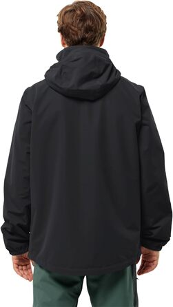 Чоловіча мембранна куртка Jack Wolfskin Stormy Point 2L, чорна, розмір L