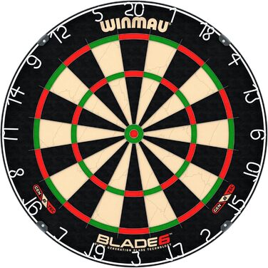 Дротиковий щит WINMAU Blade 6 професійний, сизаль, офіційна турнірна дошка PDC