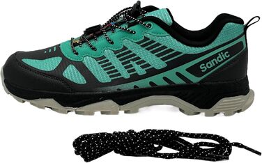 Чоловічі та жіночі трекінгові черевики для хайкінгу та бігу (40 EU, антрацит м'ятно-зелений)