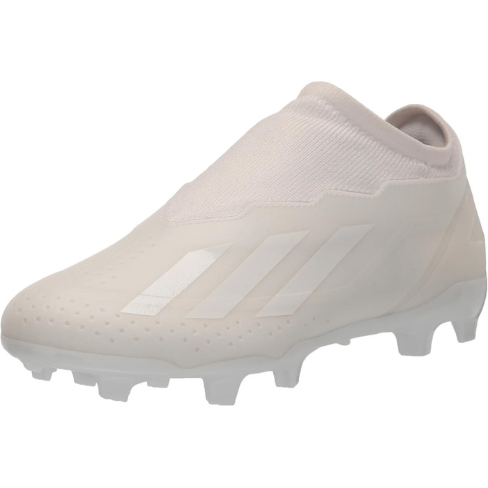 Кросівки футбольні adidas X Crazyfast.3 FG для гри на твердому ґрунті, Cloud White/Power Blue/Red, розмір 12.5 (жіночий) / 11.5 (чоловічий)
