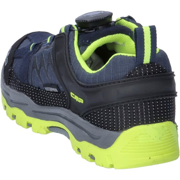 Дитячі трекінгові черевики CMP Kiruna FITGO WP, розмір 37 EU, синьо-жовтий флуоресцентний