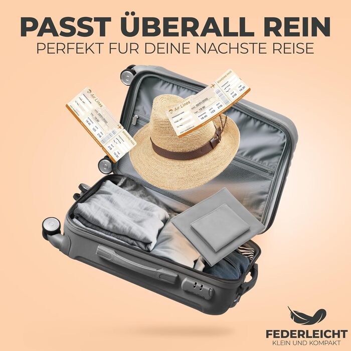 Рушник для фітнесу Zepphi: 120x50 см + 80x30 см | Мікрофібра, кишеня на блискавці | Швидковисихаючий, для спортзалу та тренувань