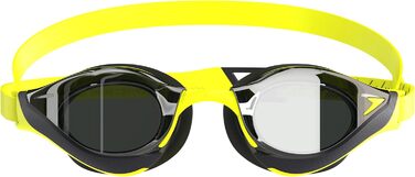 Окуляри для плавання Speedo Fastskin Pure Focus | Змагальні окуляри | Антизапітніння | Водонепроникні, Жовтий/Кобальт/Смарагдовий, Універсальний розмір