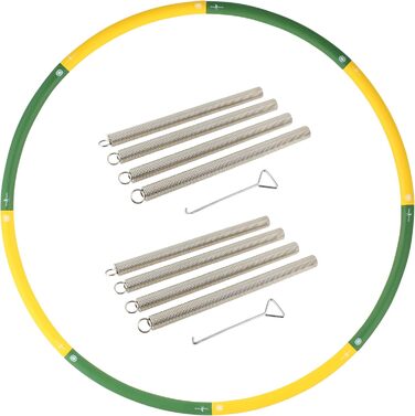 Обруч HOOPOMANIA Booster з вагою, наповнюваний, для дорослих, 0,85–2,45 кг, 8×200 г