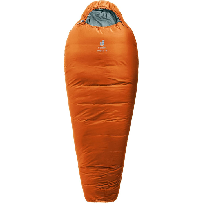 Спальний мішок Deuter Orbit -5° SL для жінок, з блискавкою з правого боку, матеріал: синтетика, колір: каштаново-м'ятний