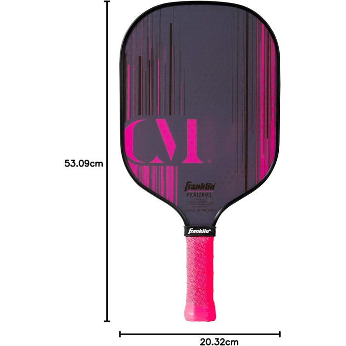 Падл для піклболу Franklin Sports Ben Johns Aspen Kern Pro Tournament з MaxGrit – 13 мм