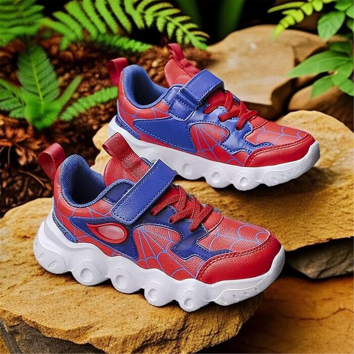 Дитячі кросівки Kinder з натуральної шкіри, водонепроникні, для хлопчиків та дівчаток, спортивні, для бігу (синій, 31 EU)