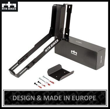 Кріплення для велосипеда RTR BIKES Kranked Twist – поворотне на 180°, для електровелосипедів та MTB до 30 кг, підходить для коліс 24-29 дюймів та шин 3,5