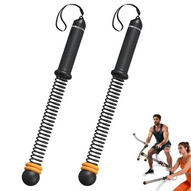 Битва-канат (2 шт.) для фітнесу, тренувань вдома, кардіо, HIIT, з регульованим опором