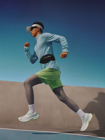 Чоловічі бігові кросівки XTEP One-Piece літні, сітка, дихаючі, з амортизацією, для спорту, тестування, розмір 41 EU, колір: зелений, білий