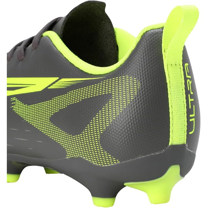 Дитячі футбольні бутси PUMA Ultra 5 Play FG/AG Jr – 38 EU, Matte Aged Silver Yellow Alert