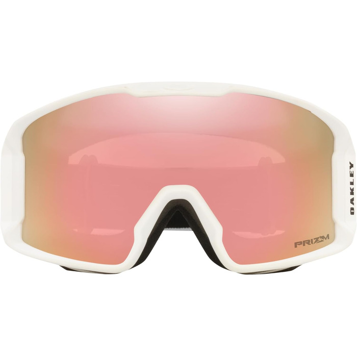 Гірськолижна маска Oakley Line Miner XM Prizm, матова біла, лінза Prizm Sage Gold
