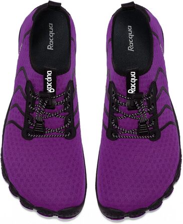 Водні черевики Raqua для жінок, фіолетові, 38 розмір: для плавання, серфінгу, піших прогулянок та спорту