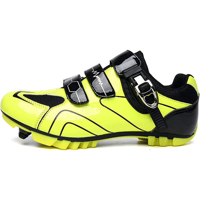 Велосипедні черевики Mountain для чоловіків та жінок, MTB, SPD, Mountainbike, з пряжкою, 39 EU, зелені