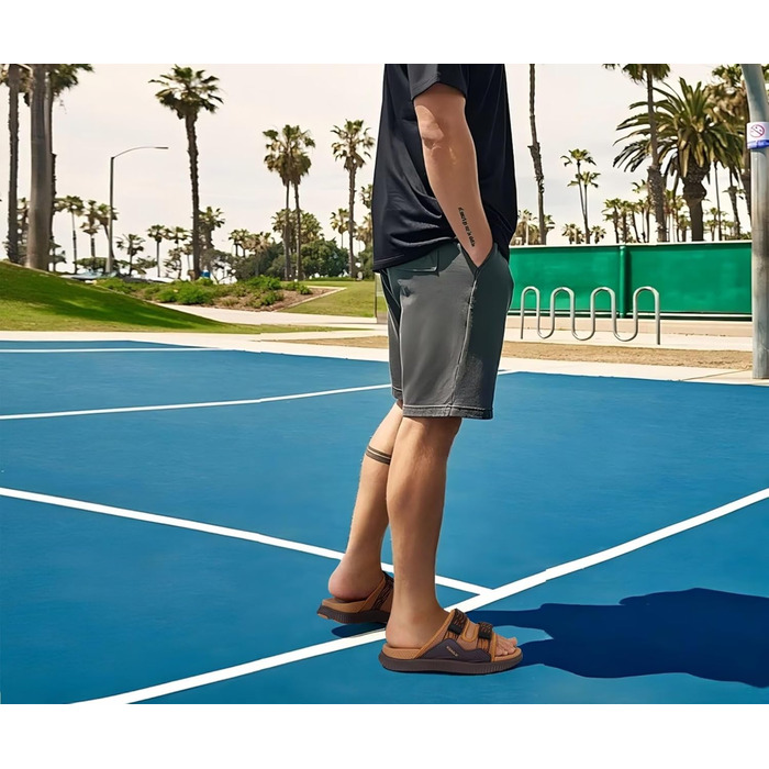 Ортопедичні чоловічі сандалії KuaiLu: спортивні, з товстим ущільненням, для відпочинку та спорту, з регульованим ремінцем та підтримкою склепіння стопи при фасціїті