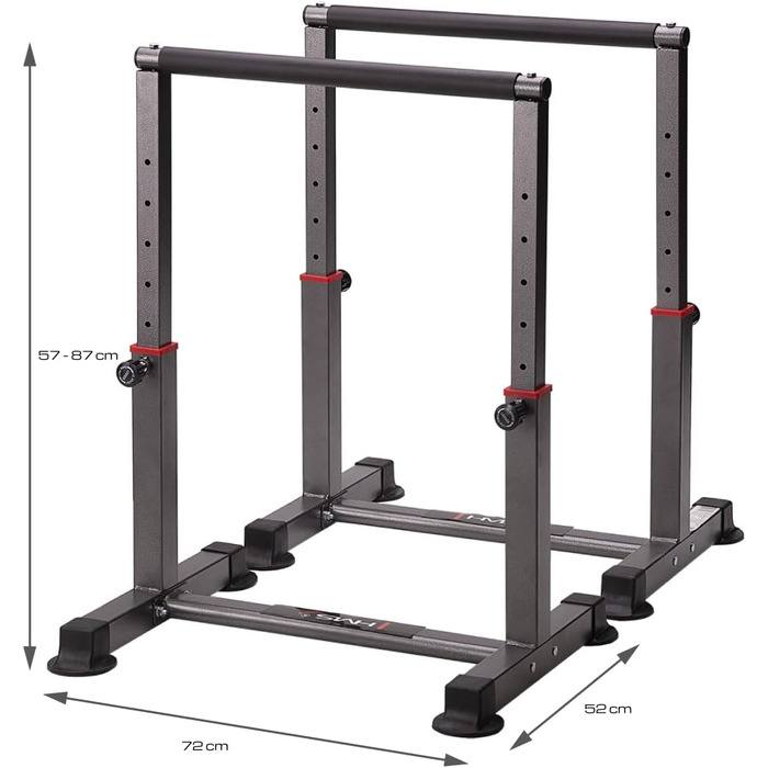 Станція для віджимань Parallettes Dip Barren – турнік для калістеніки, стійка для віджимань та підтягувань