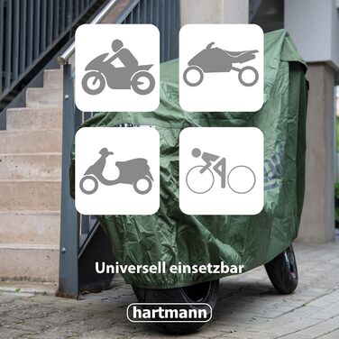 Замок ланцюговий Hartmann 120 см для мотоцикла/велосипеда з захистом від буріння та викрадення, 9,5 мм