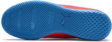 Дитячі футбольні кросівки PUMA Future 19.4 Jr для залу, 38.5 EU, червоний/синій