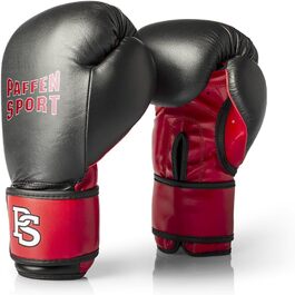 Боксерські рукавички Paffen Sport Allround ECO для тренувань та спарингу, чорно-червоні, 14oz