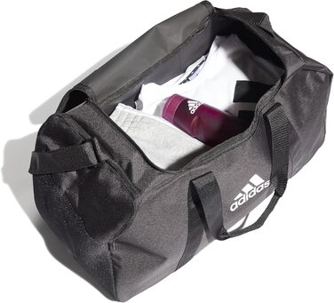 Сумка-дуфел adidas Tiro Primegreen середня, чорна/біла, M