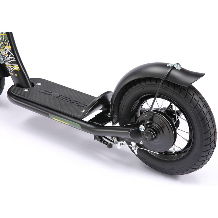 Дитячий самокат STAR SCOOTER з надувними колесами 10 дюймів для хлопчиків і дівчат від 4 років, класичний, безпечний, тестування без ризику