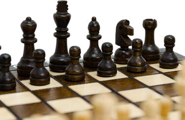 Дорожній шаховий набір Master Of Chess з берези та бука, шахова дошка 27x27 см з фігурами, портативний набір для дітей і дорослих, якісне шкільне шахове поле