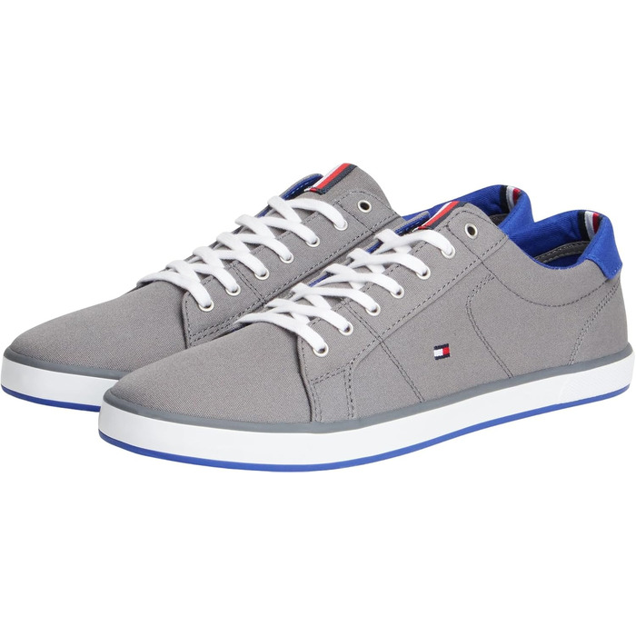 Чоловічі кеди Tommy Hilfiger Vulcanized Sneaker, сірі (Steel Grey), розмір 46 EU