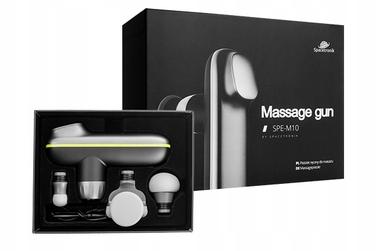Перкусійний масажер для тіла та спини Spacetronik SPE-M10 (Massage Gun)