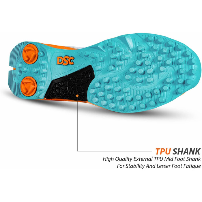 Кросівки DSC Jaffa 22 - білі/помаранчеві для хлопчиків та чоловіків | Легкі, з тисненням | Розміри 6 UK, 7 US, 41 EU