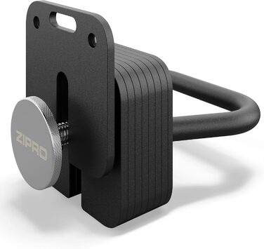 ZIPRO Kettlebell SQUARE: регульована гиря до 19 кг для силових тренувань та фітнесу вдома